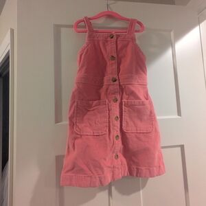 J. Crew Factory Pink Corduroy jumper - Size 7